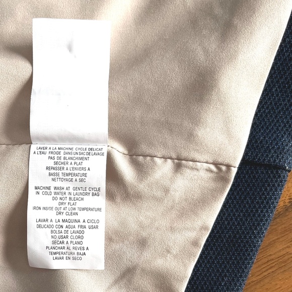 Navy Double-Breasted Fitted Blazer - Picture 8 of 8